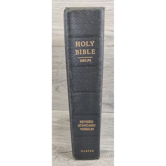 Vintage HOLY BIBLE REVISED STANDARD VERSION 1952 Black Church Pew Bible - Picture 3 of 12